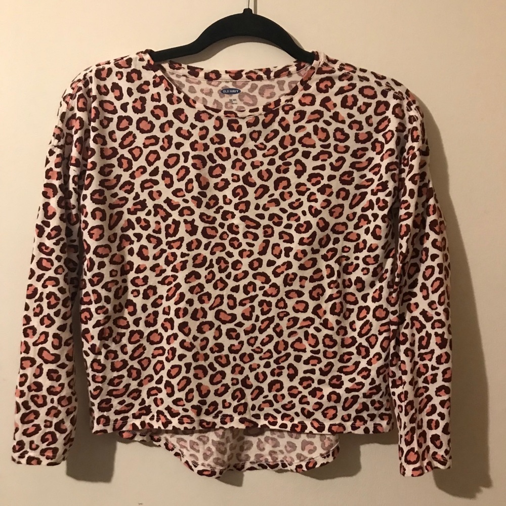 Girls Leopard long sleeve